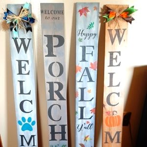 Happy fall y'all sign